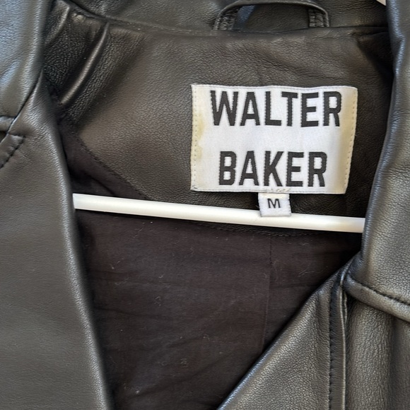 Walter Baker Black Leather Jacket - Picture 5 of 8
